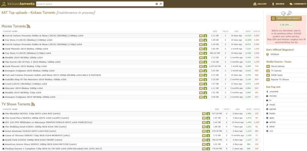 best torrent site