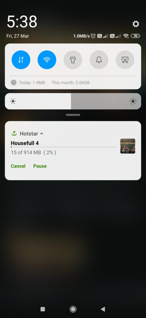 Download Hotstar videos in android
