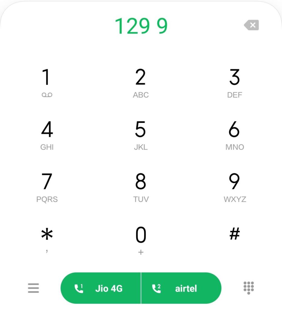 Check Jio Data Balance Using IVR Calling