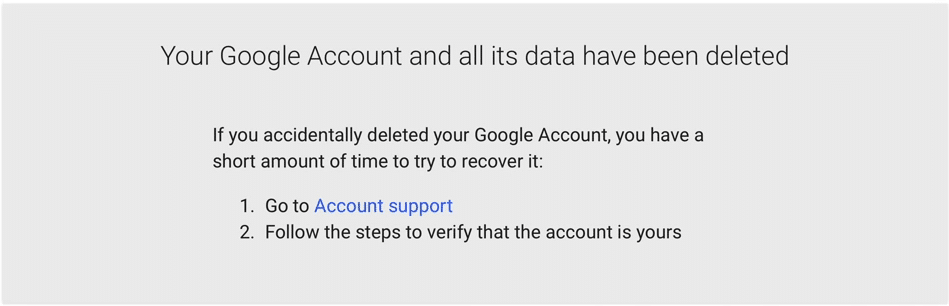 Delete Gmail Account