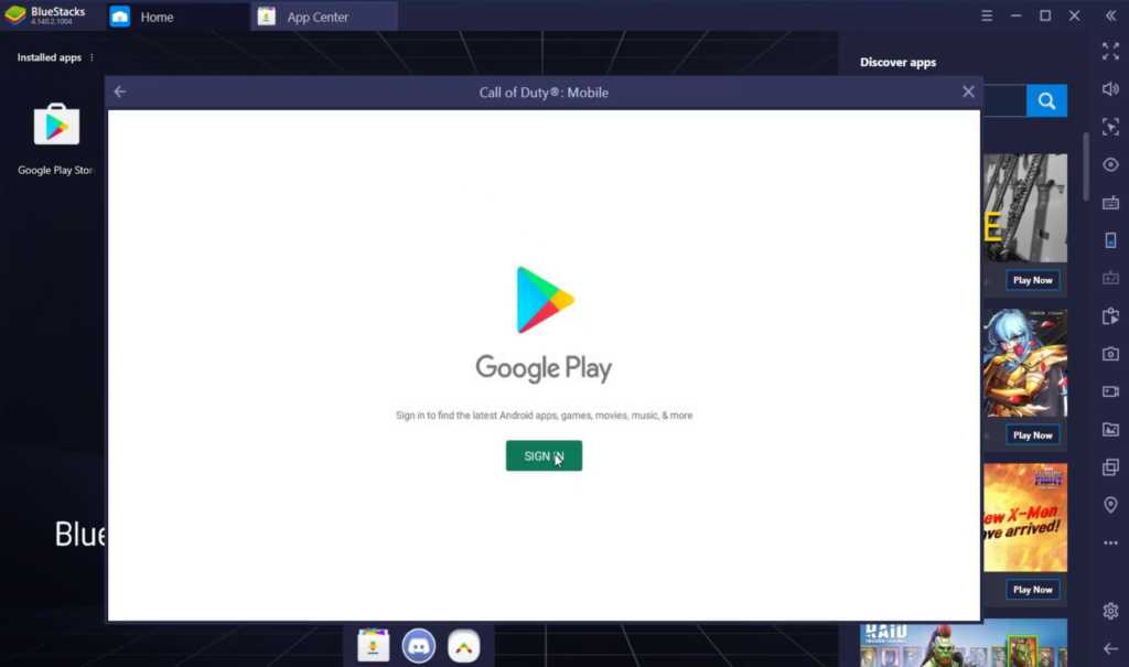 Install Call of Duty Mobile for PC using Bluestack