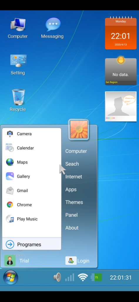 windows 7 for android