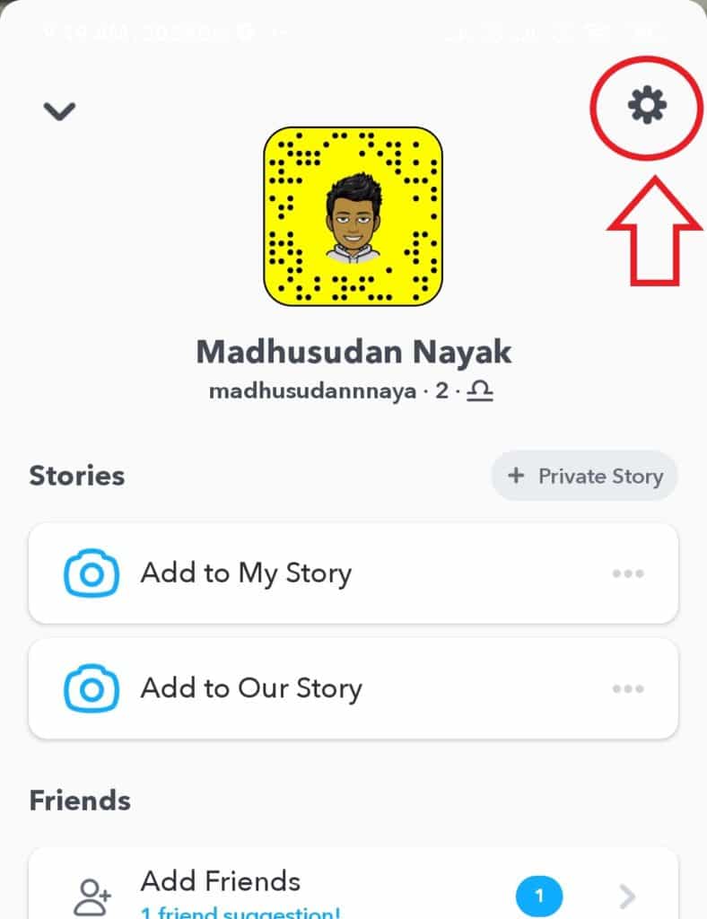 delete Snapchat Account on android and ios