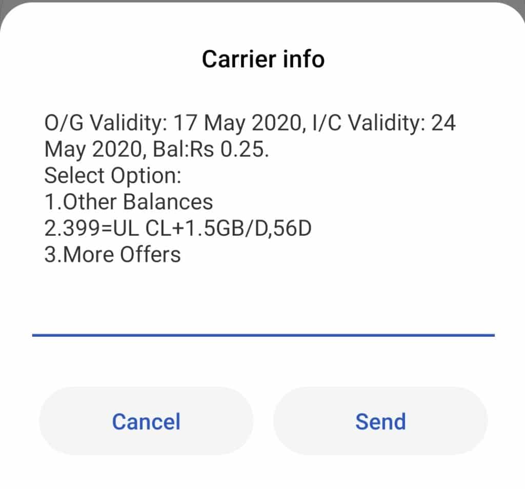 Airtel USSD Codes